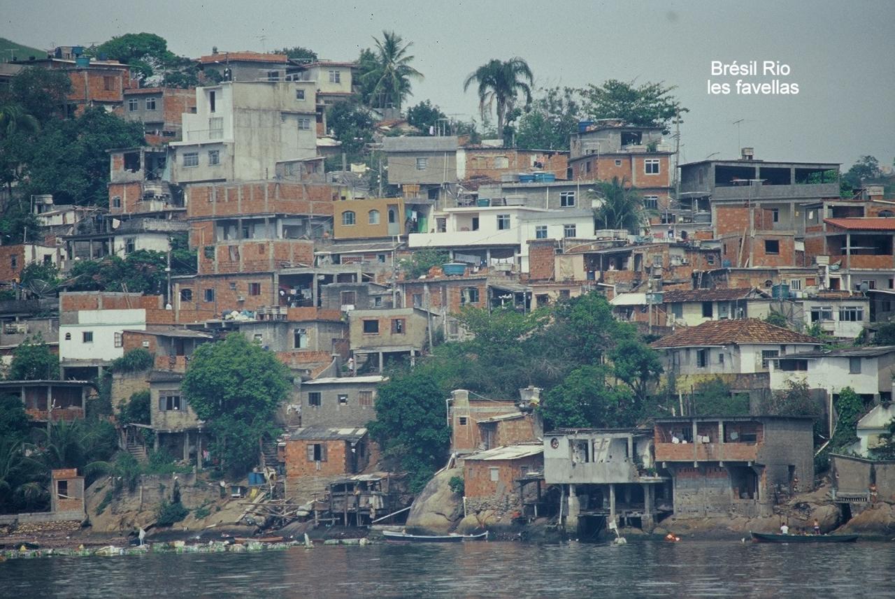 Brésil Rio les favellas