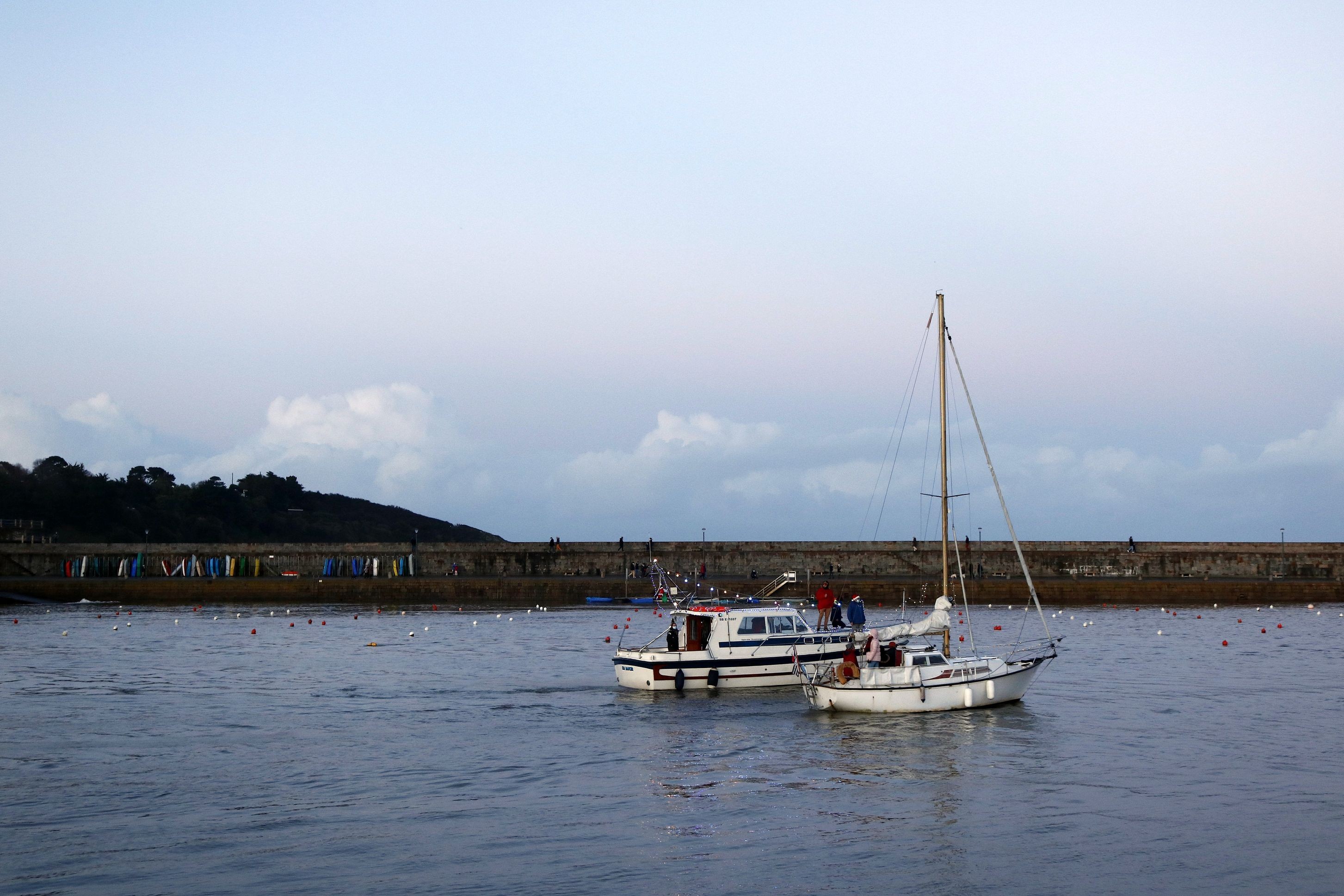 Bateaux Illuminés en rade de Binic