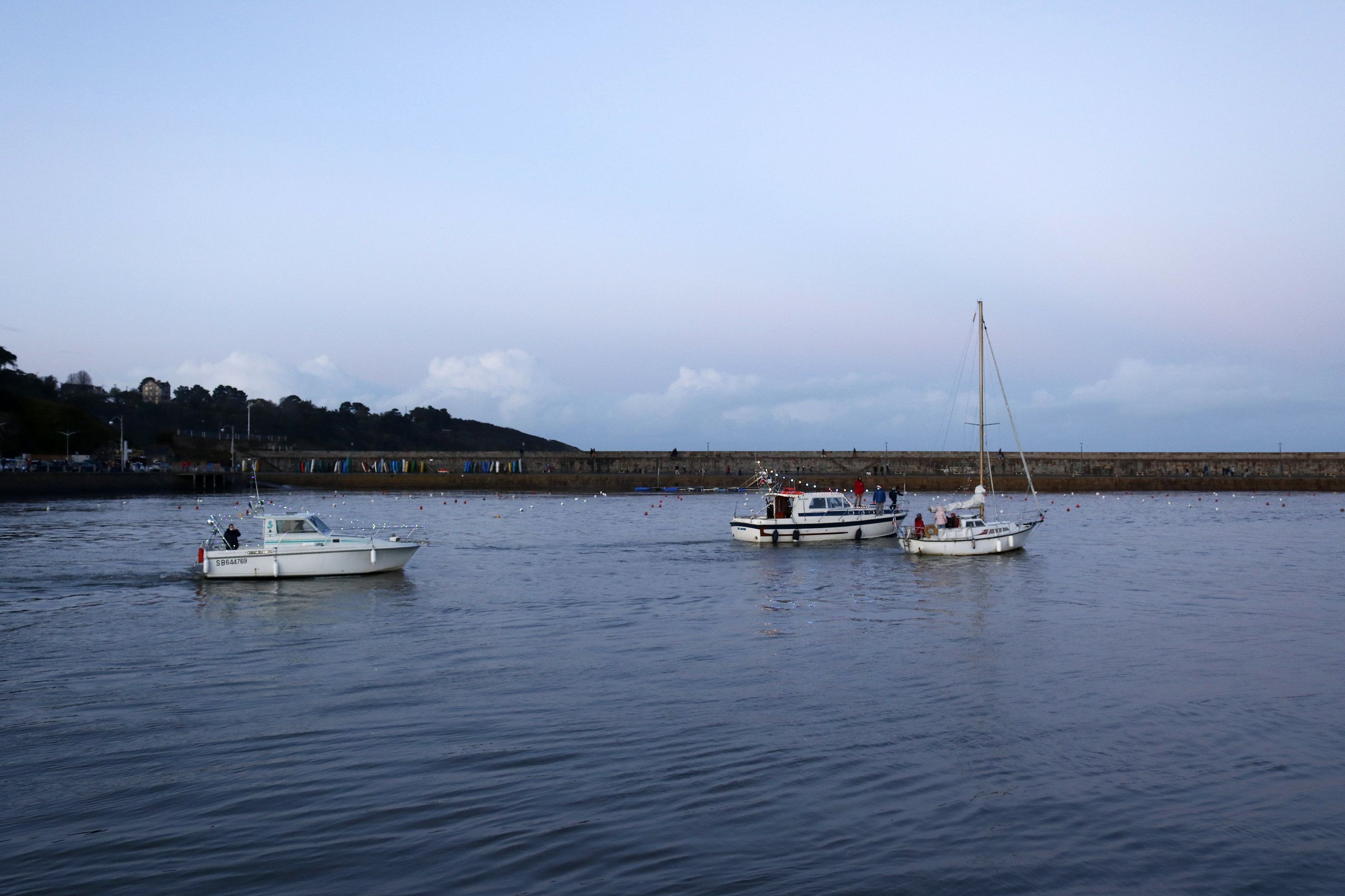 Bateaux Illuminés en rade de Binic