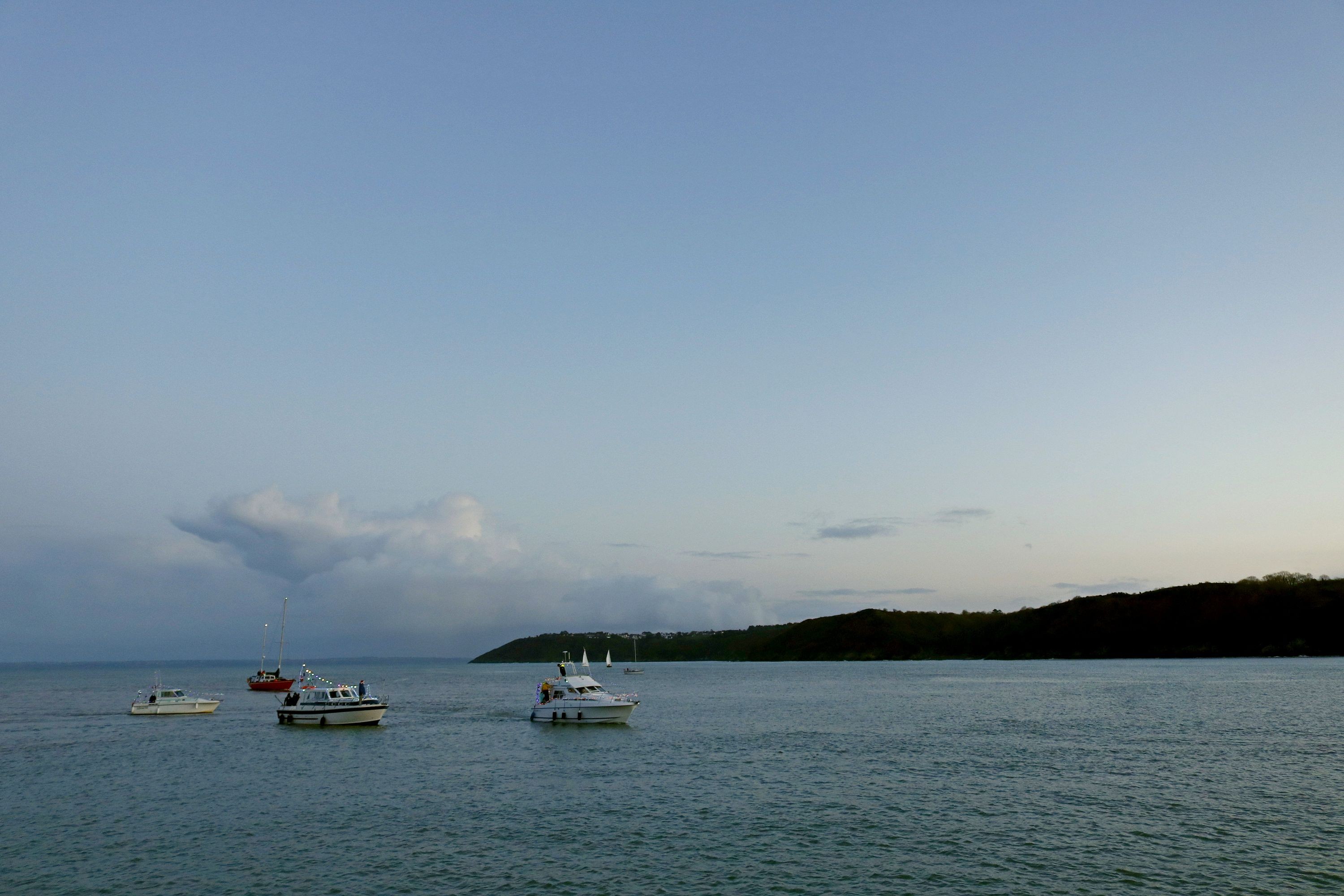 Bateaux Illuminés en rade de Binic