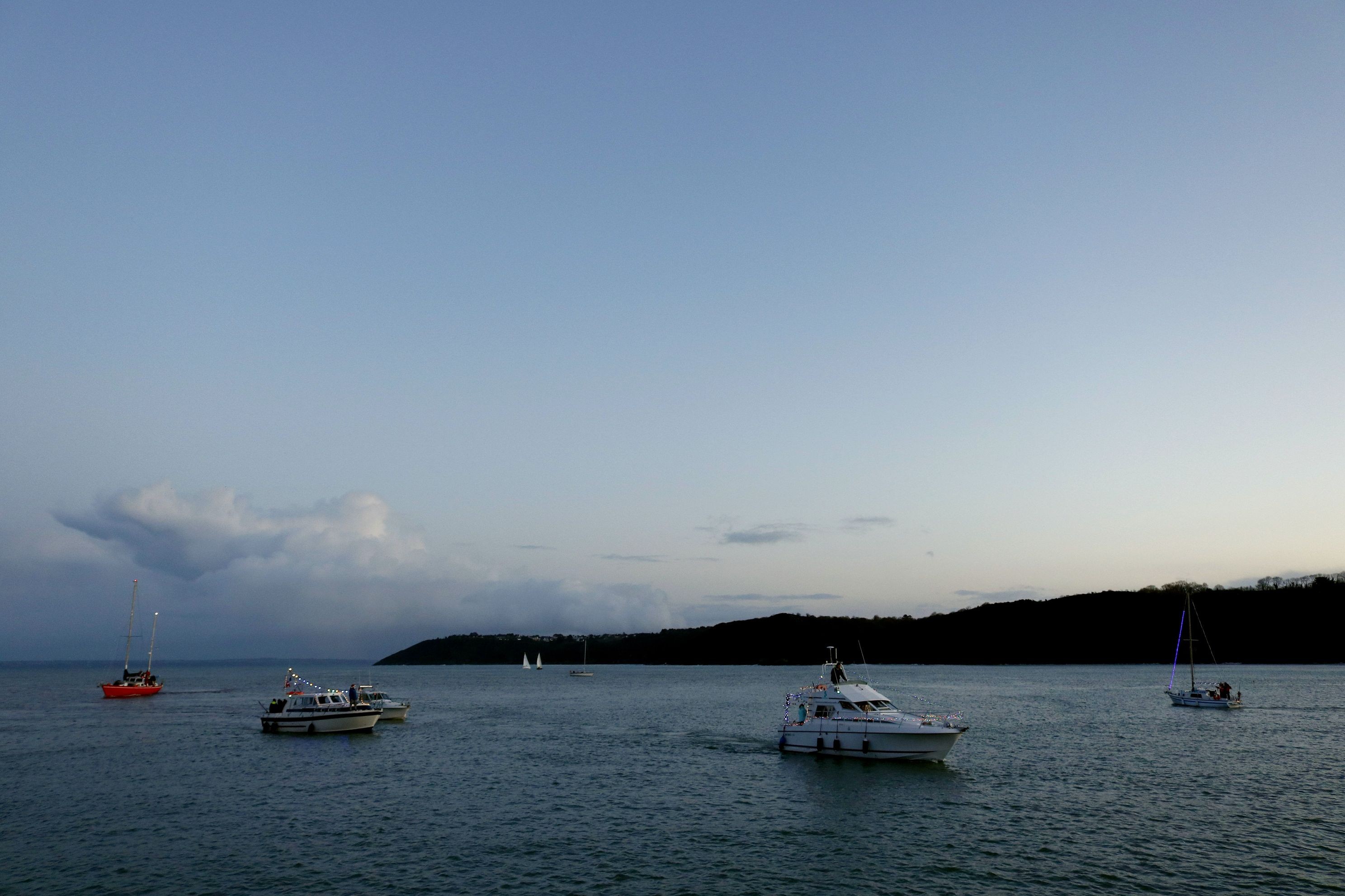 Bateaux Illuminés en rade de Binic