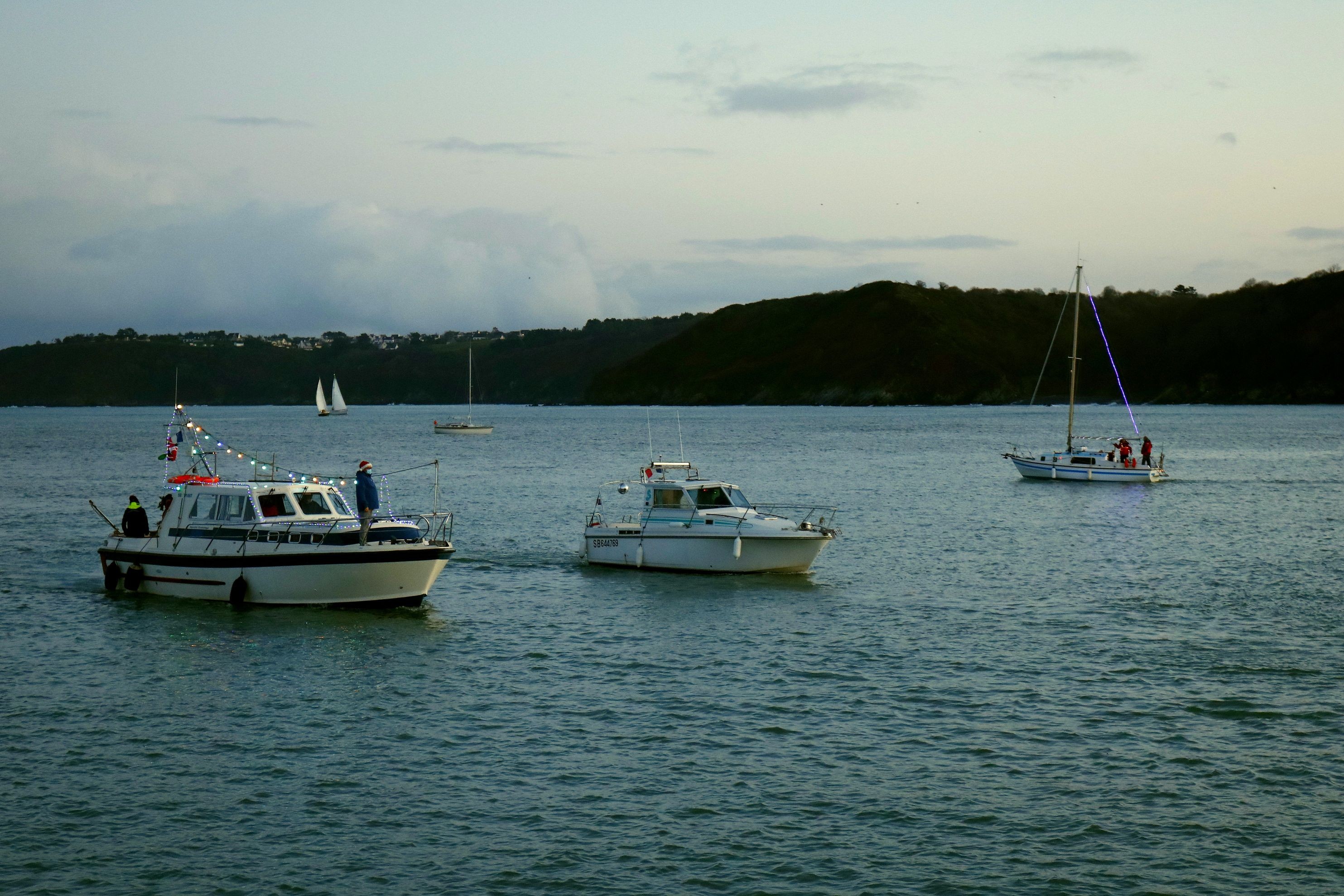 Bateaux Illuminés en rade de Binic