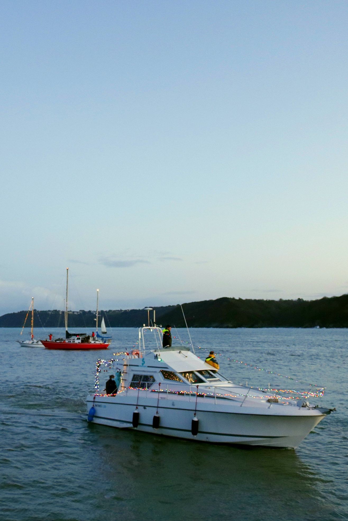 Bateaux Illuminés en rade de Binic