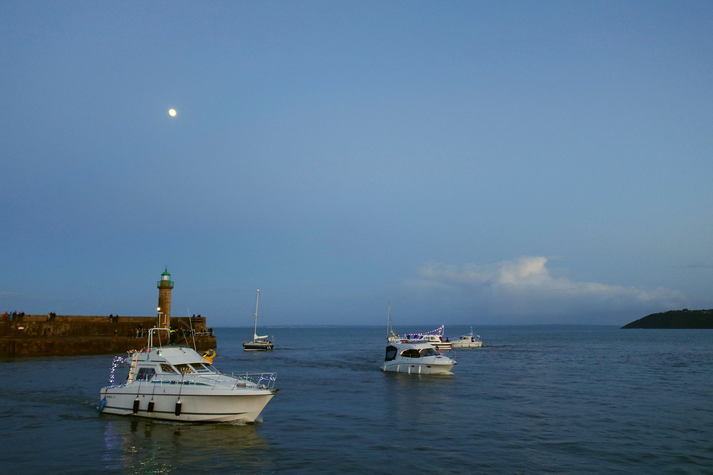 Bateaux Illuminés en rade de Binic