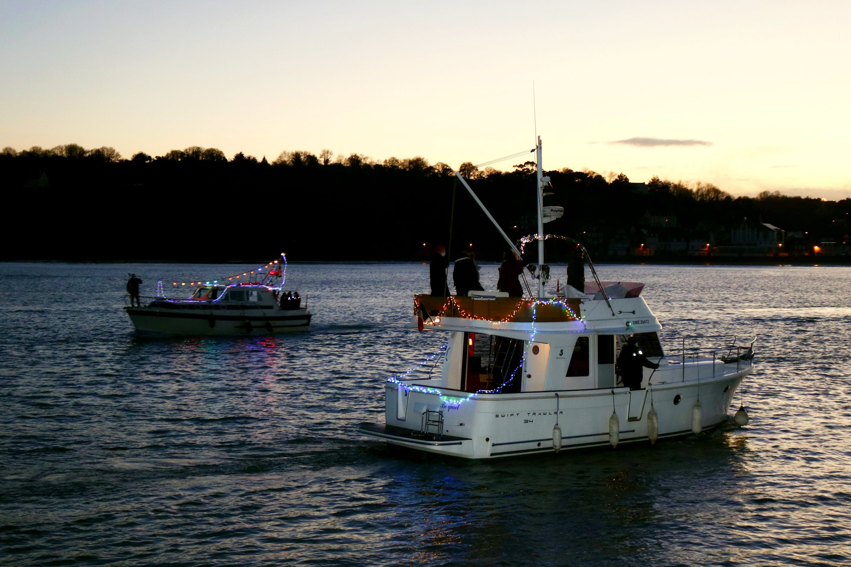 Bateaux Illuminés en rade de Binic