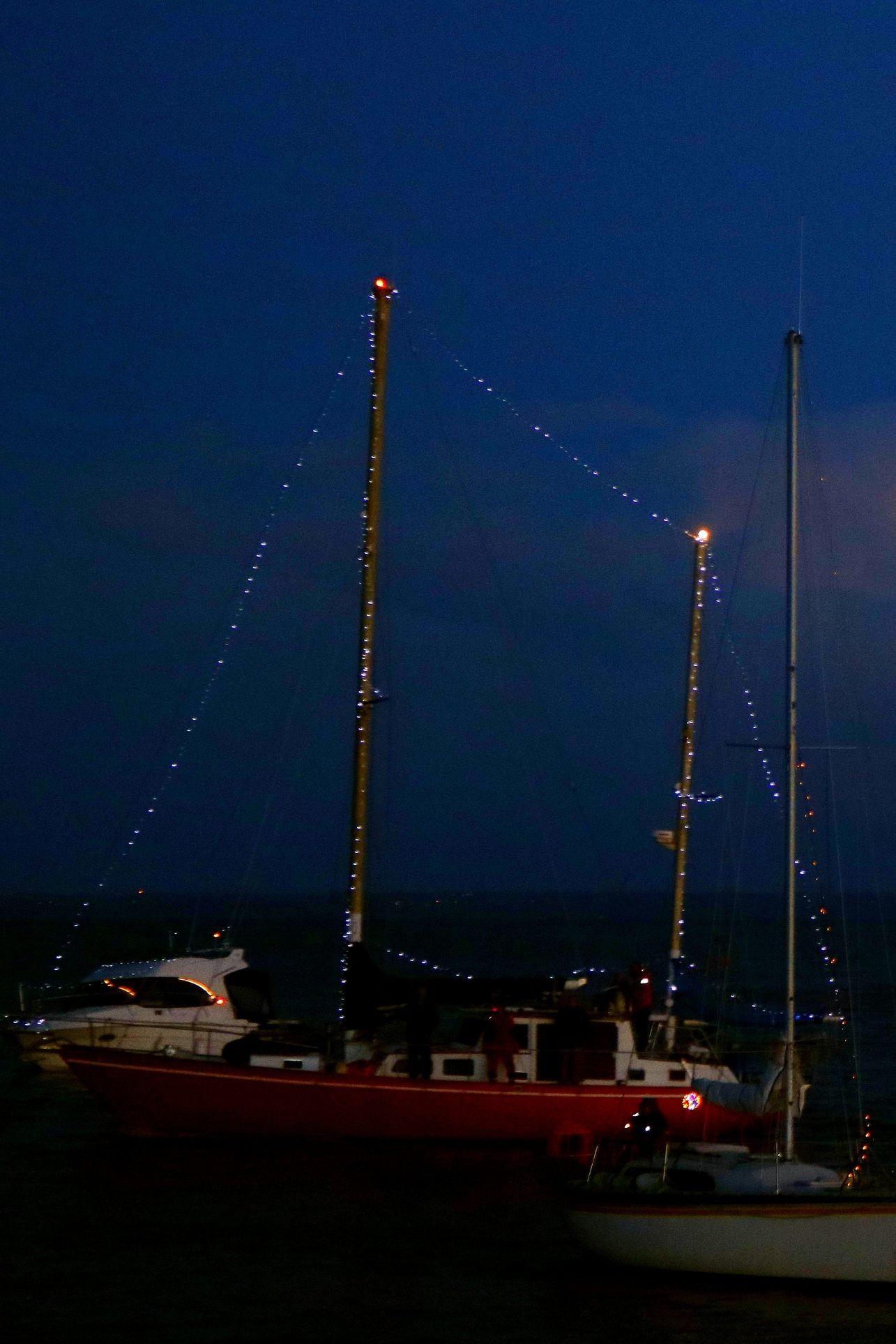 Bateaux Illuminés en rade de Binic