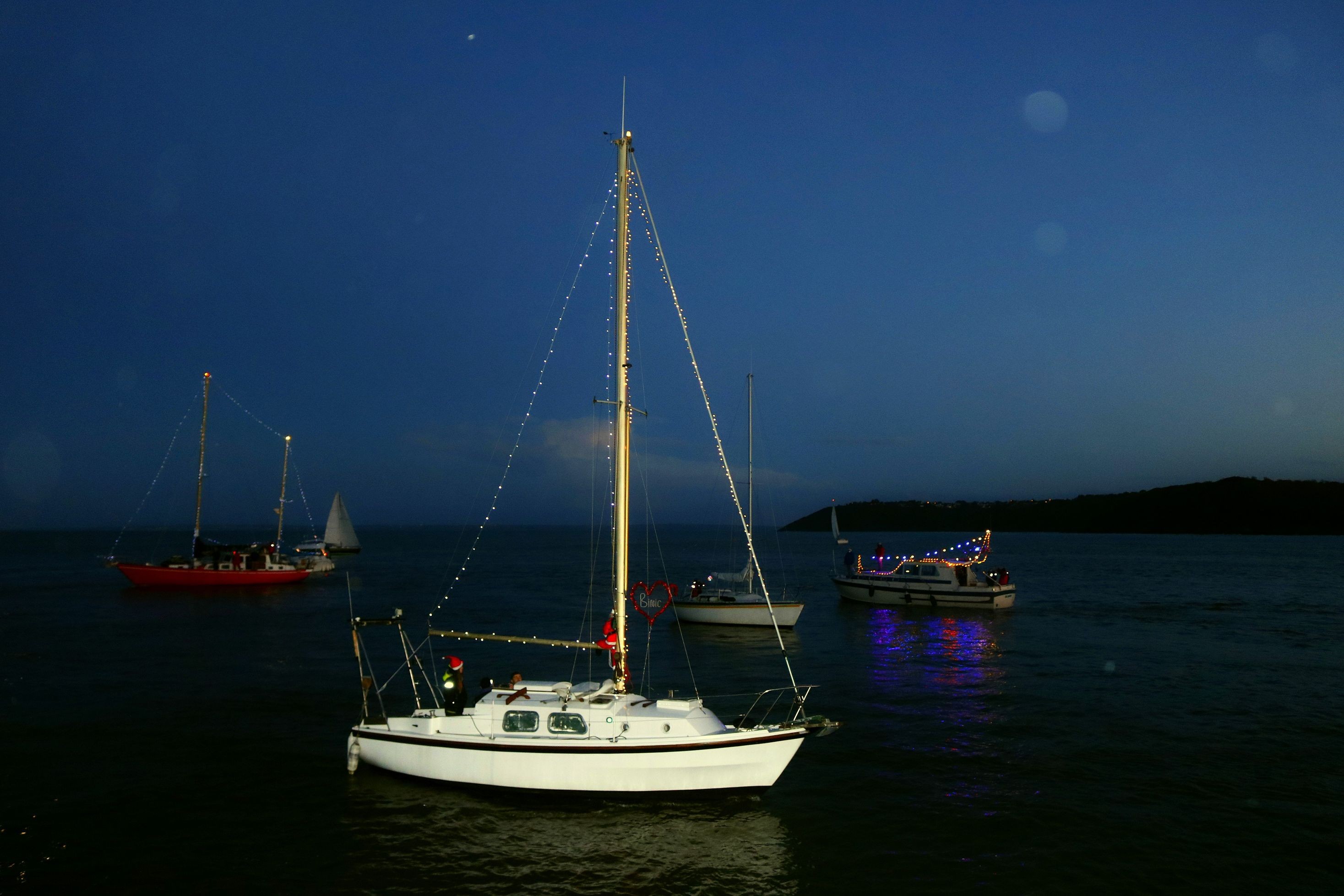 Bateaux Illuminés en rade de Binic