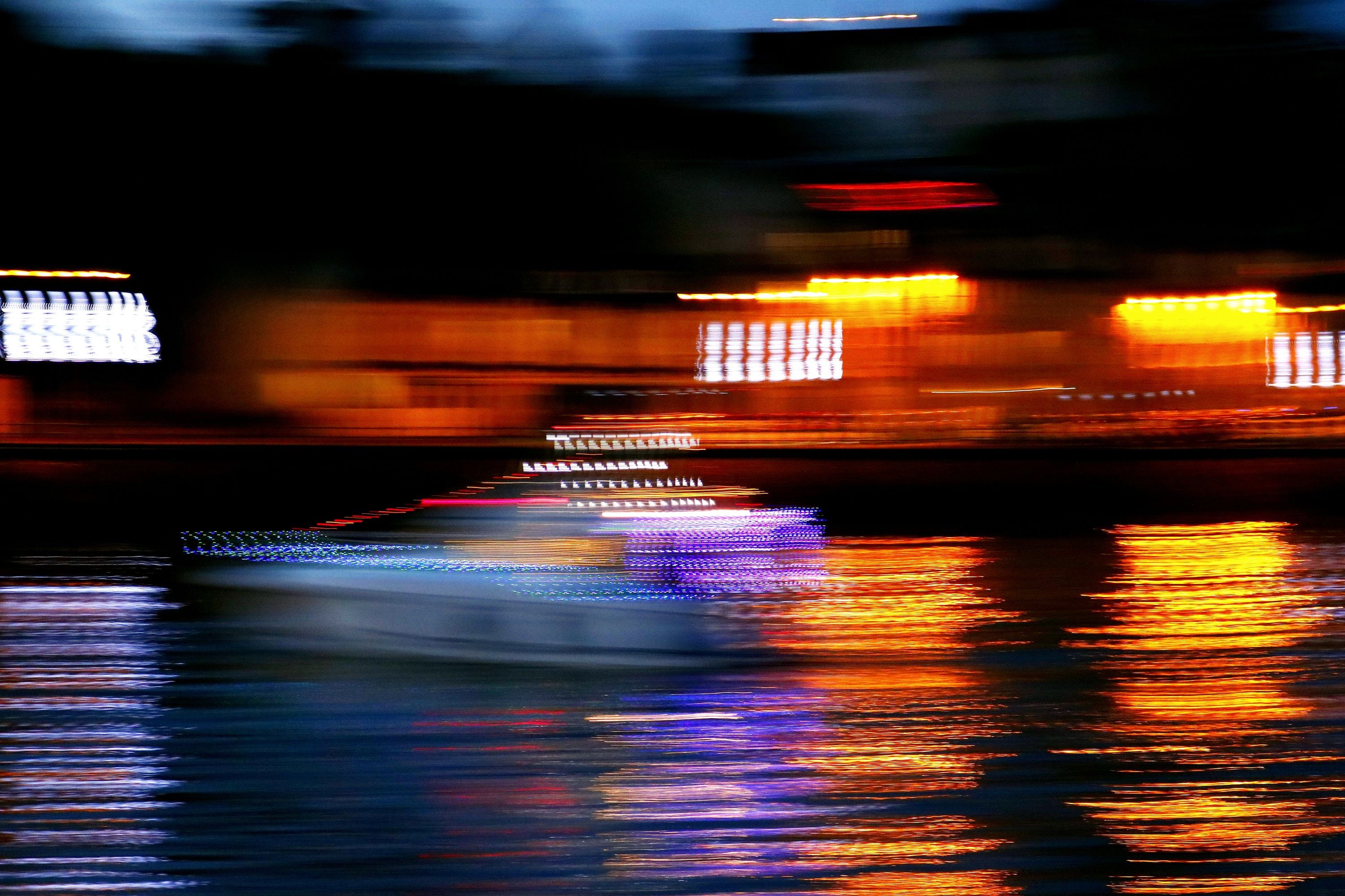 Bateaux Illuminés en rade de Binic